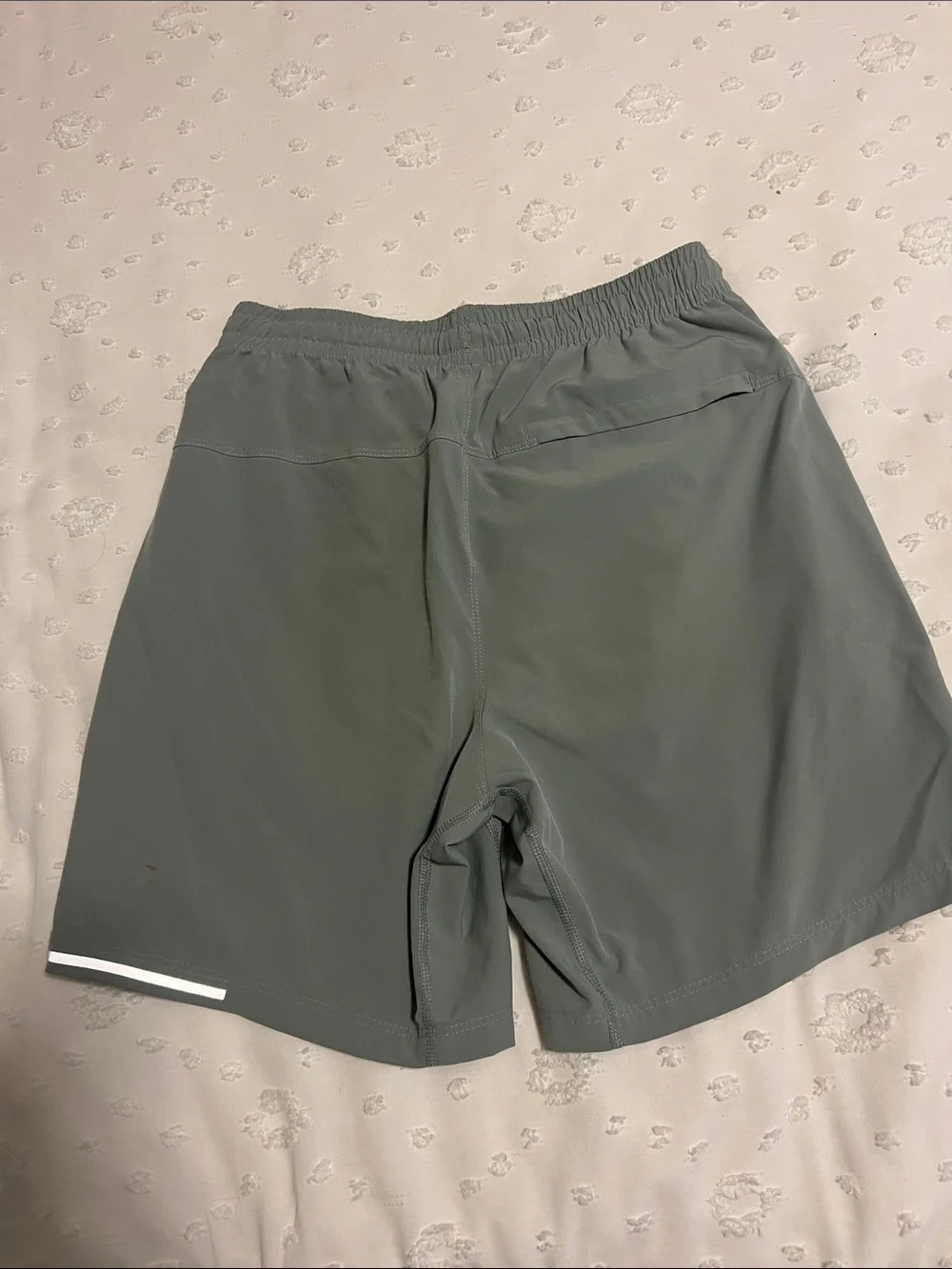 Bear Bottoms 7 inch SMALLMen's Athletic Drawcord Performance Shorts - Slate Gray